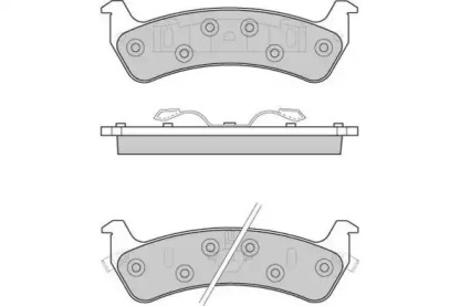 Комплект тормозных колодок E.T.F. 12-0747