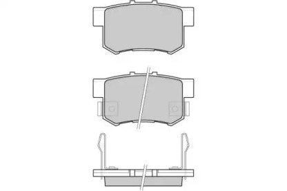 Комплект тормозных колодок E.T.F. 12-0750