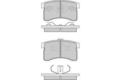 Комплект тормозных колодок E.T.F. 12-0751
