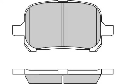 Комплект тормозных колодок E.T.F. 12-0761