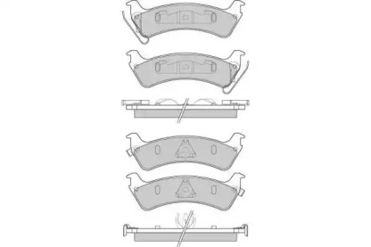 Комплект тормозных колодок E.T.F. 12-0777