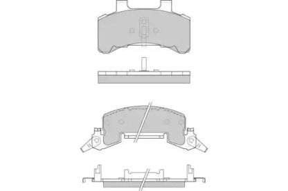 Комплект тормозных колодок E.T.F. 12-0784