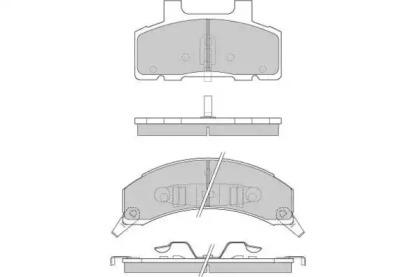 Комплект тормозных колодок E.T.F. 12-0785