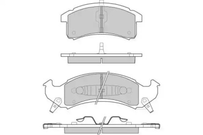 Комплект тормозных колодок E.T.F. 12-0789