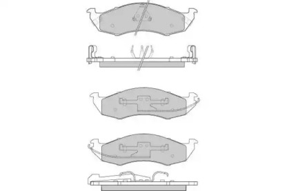 Комплект тормозных колодок E.T.F. 12-0791