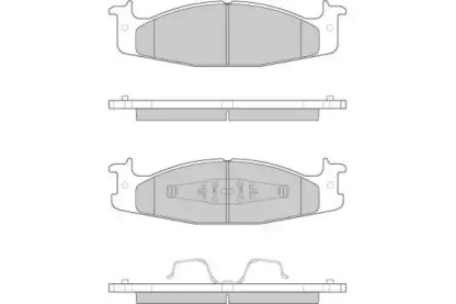 Комплект тормозных колодок E.T.F. 12-0795