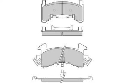 Комплект тормозных колодок E.T.F. 12-0796