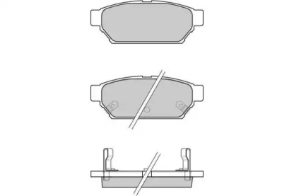 Комплект тормозных колодок E.T.F. 12-0800