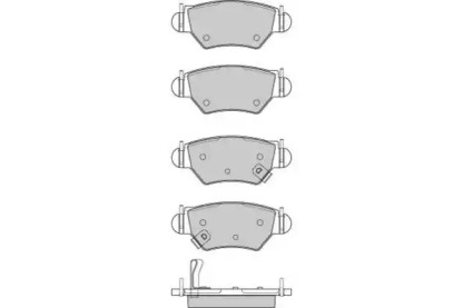 Комплект тормозных колодок E.T.F. 12-0812