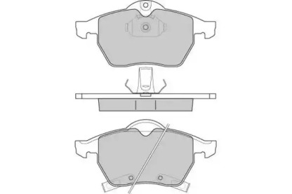 Комплект тормозных колодок E.T.F. 12-0813