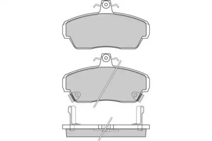 Комплект тормозных колодок E.T.F. 12-0815