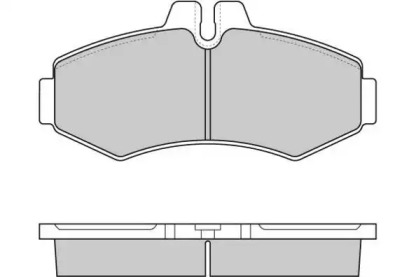 Комплект тормозных колодок E.T.F. 12-0821