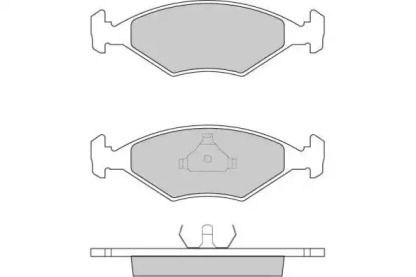 Комплект тормозных колодок E.T.F. 12-0822