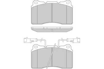 Комплект тормозных колодок E.T.F. 12-0836