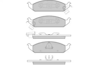 Комплект тормозных колодок E.T.F. 12-0837