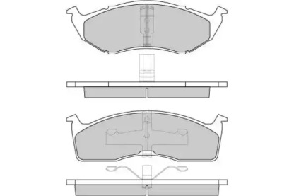 Комплект тормозных колодок E.T.F. 12-0841