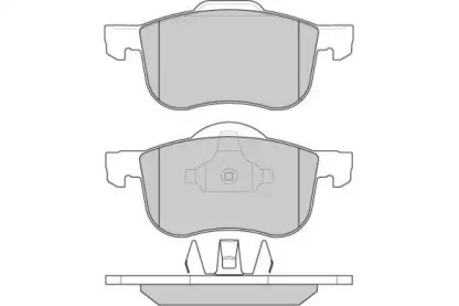 Комплект тормозных колодок E.T.F. 12-0842