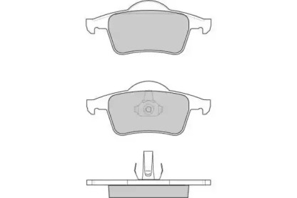 Комплект тормозных колодок E.T.F. 12-0843