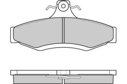 Комплект тормозных колодок E.T.F. 12-0851