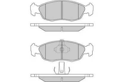 Комплект тормозных колодок E.T.F. 12-0853