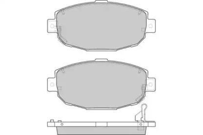 Комплект тормозных колодок E.T.F. 12-0856