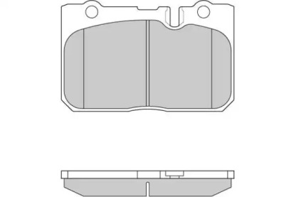 Комплект тормозных колодок E.T.F. 12-0858