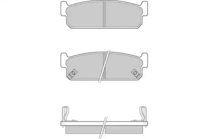 Комплект тормозных колодок E.T.F. 12-0860