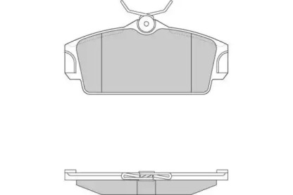 Комплект тормозных колодок E.T.F. 12-0862