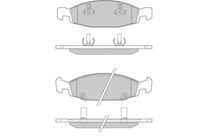 Комплект тормозных колодок E.T.F. 12-0865