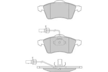 Комплект тормозных колодок E.T.F. 12-0868