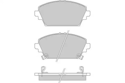 Комплект тормозных колодок E.T.F. 12-0870