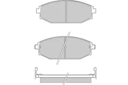 Комплект тормозных колодок E.T.F. 12-0871