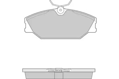 Комплект тормозных колодок E.T.F. 12-0874