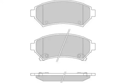 Комплект тормозных колодок E.T.F. 12-0876