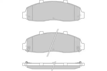 Комплект тормозных колодок E.T.F. 12-0877