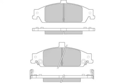 Комплект тормозных колодок E.T.F. 12-0882