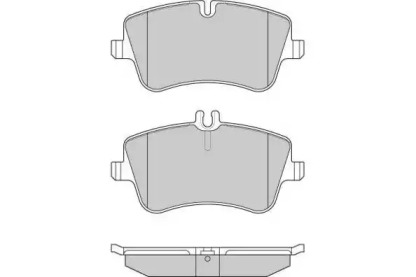 Комплект тормозных колодок E.T.F. 12-0896