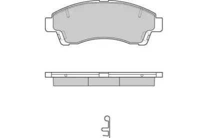 Комплект тормозных колодок E.T.F. 12-0903