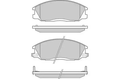 Комплект тормозных колодок E.T.F. 12-0909