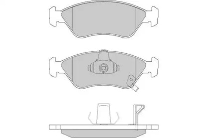 Комплект тормозных колодок E.T.F. 12-0910