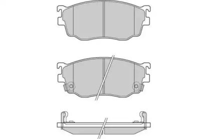 Комплект тормозных колодок E.T.F. 12-0912