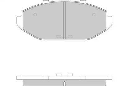 Комплект тормозных колодок E.T.F. 12-0916