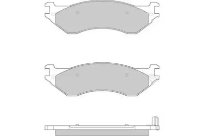 Комплект тормозных колодок E.T.F. 12-0917