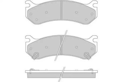 Комплект тормозных колодок E.T.F. 12-0918