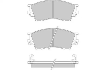 Комплект тормозных колодок E.T.F. 12-0923