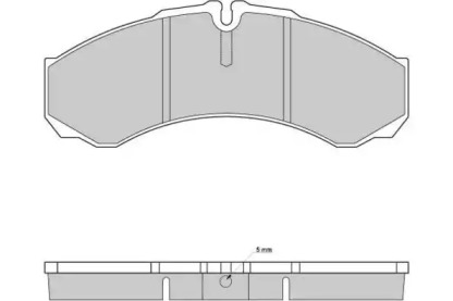 Комплект тормозных колодок E.T.F. 12-0925