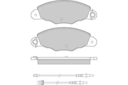 Комплект тормозных колодок E.T.F. 12-0930