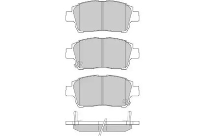 Комплект тормозных колодок E.T.F. 12-0931