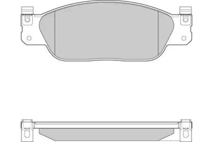 Комплект тормозных колодок E.T.F. 12-0933