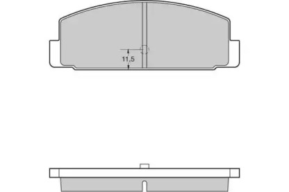 Комплект тормозных колодок E.T.F. 12-0954